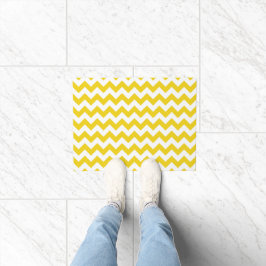 Tapete Zigzag Amarelo, Chevron Amarelo, Padrão Geométrico