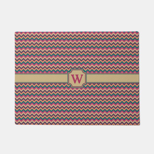 Tapete Zigzag Doormat Tropical (Frente)