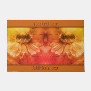 Tapete Zinnia Daisy Flower In Sepia Vintage Personalizado