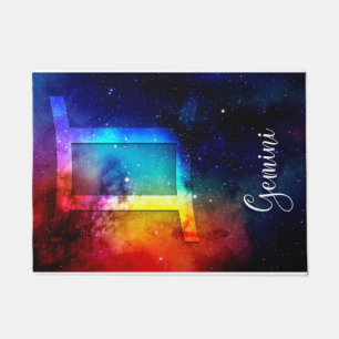 Tapete Zodíaco: Gemini Rainbow Space