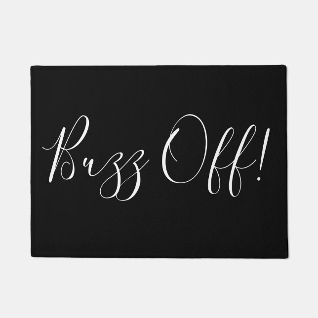 Tapete Zumbido fora! (Frente)