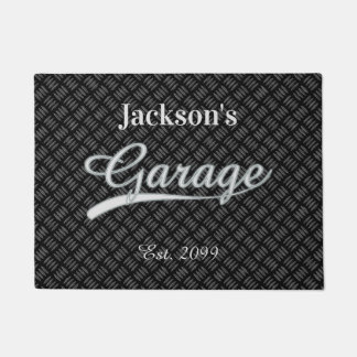 Tapetes Cinza Clássico para Porta de Garagem Tapet