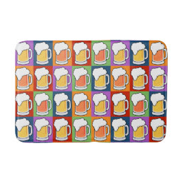 tapetes de banho de Pop de arte de CERVEJA