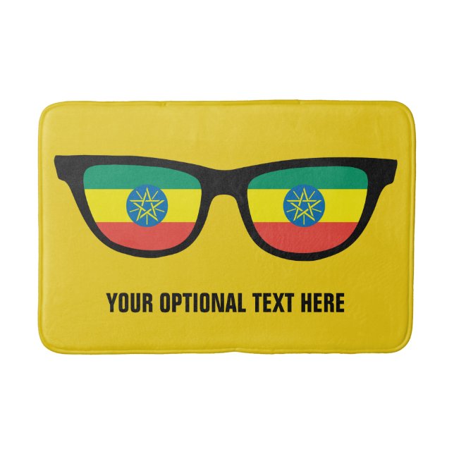 tapetes de banho personalizados de tons etíopes (Frente)