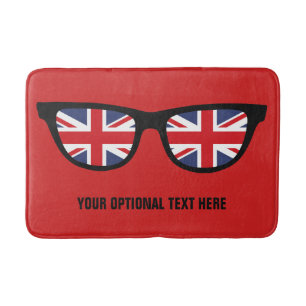 tapetes de banho personalizados do British Shades
