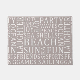 tapetes de porta da Câmara de Praia Personalizada
