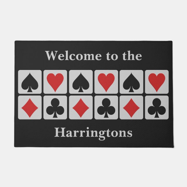 tapetes de porta de texto personalizados do Player (Frente)