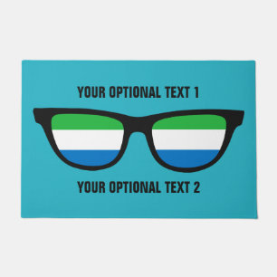 tapetes de porta personalizados do Sierra Leone Sh