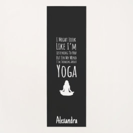 Tapetes de Yoga Engraçados Exercício Alongamento R