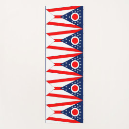 Tapetes de Yoga Patrióticos com a bandeira de Ohio