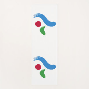 Tapetes de Yoga Patrióticos com a bandeira de Seul