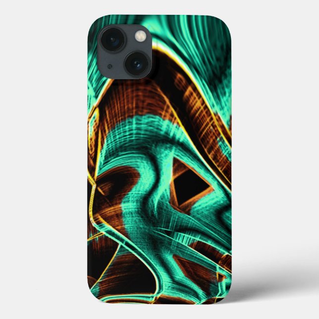 Tapetes muito tortas aquamarina e ranhuras de café (Verso)