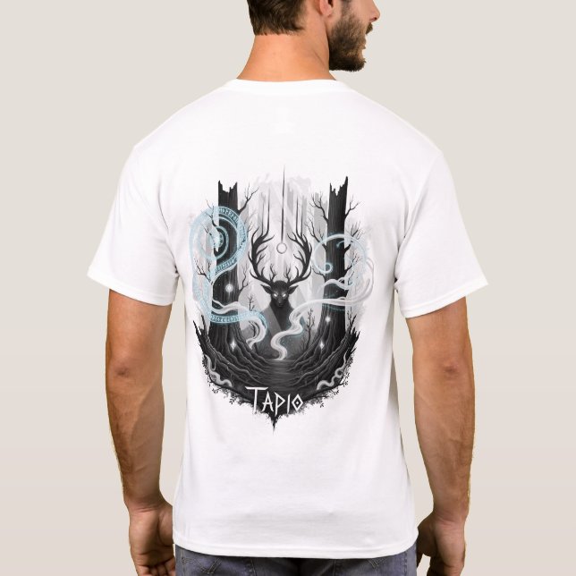 "Tapio" Camiseta de Alce Espírito Florestal Finlan (Verso)