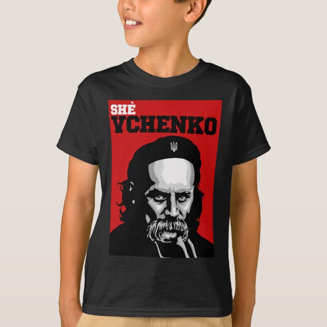 Taras Shevchenko Ela Vchenko Ucrânia Camisa Ucrani (Frente)