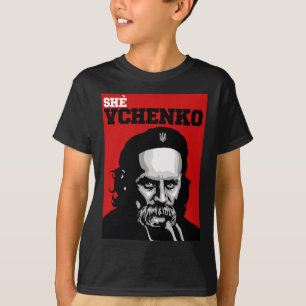Taras Shevchenko Ela Vchenko Ucrânia Camisa Ucrani