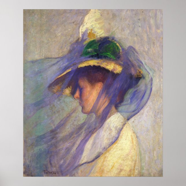 Tarbell Blue Veil CC0051 Poster (Frente)