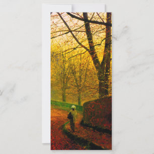 Tarde de novembro Stapleton Park Grimshaw Card