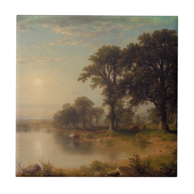 Tarde de Verão (1865) - Azulejo (Frente)
