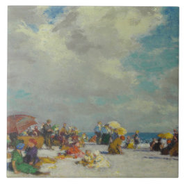 Tarde de Verão na praia (por E.H. Potthast)