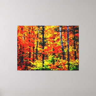 Tarde do outono - Canvas de Pintura