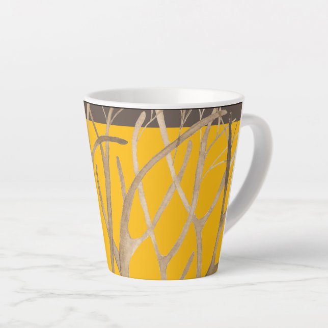 Tarde do outono em uma pequena caneca latina (Ângulo direito)