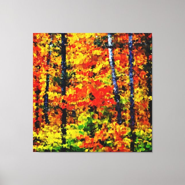 Tarde do outono nº 2 - Canvas de pintura (Frente)