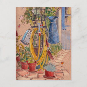 Tarde num ensolarado cartão postal do Jardim Franc