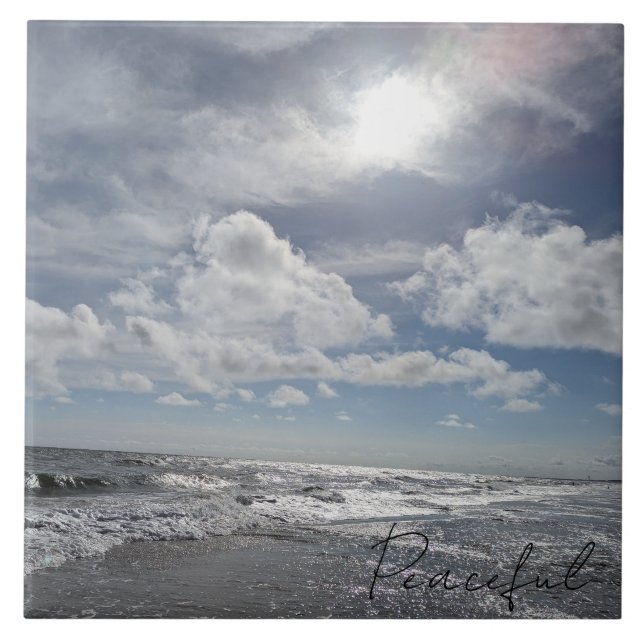 Tarde Sun na praia (Frente)