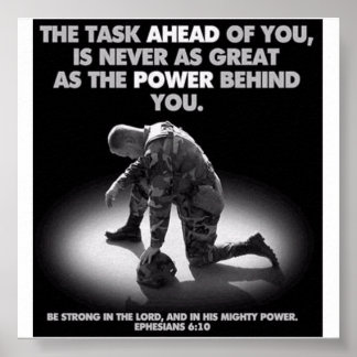 Tarefa à frente Poster