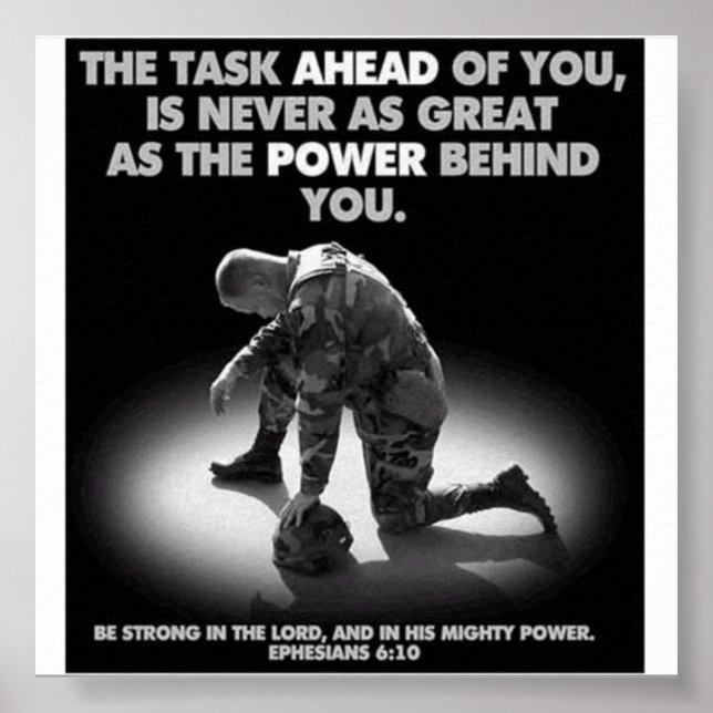 Tarefa à frente Poster (Frente)