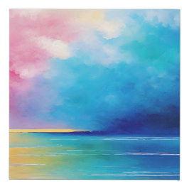 "Tarfarran" Paisagem Rosa e Azul