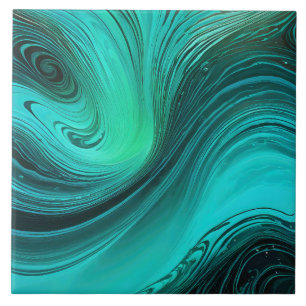 "Tarifa" Blue Swirls Ondas