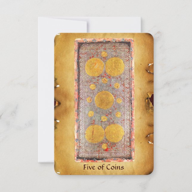 TARIFAS ANTIGAS DE RENASCIMENTO/CINCO MOEDAS (Frente)