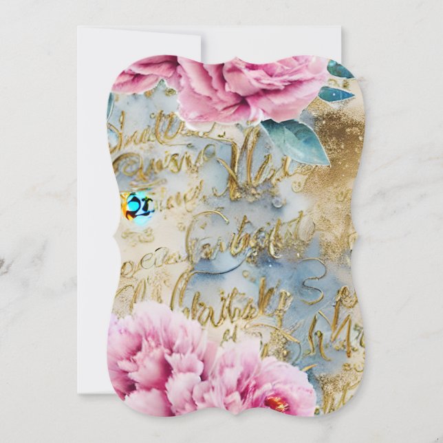 Tarjeta de bodas (Frente)