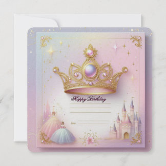Tarjeta de Cumpleaños Princess