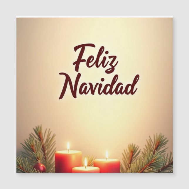 Tarjeta de Navidad elegante con detalles dorados Y (Frente)