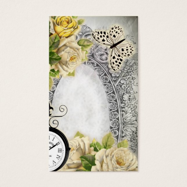 Tarjeta de visita vintage estilo victoriano 2017 (Frente)