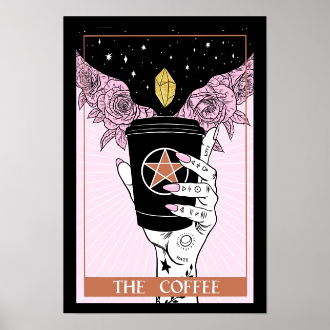 Tarot, o Poster do café (Frente)
