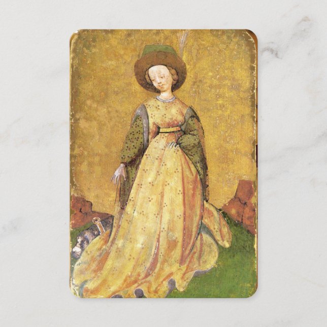 Tarots Anticos/Cartões de Tribunal Alemão/Mães de  (Frente)