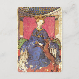 Tarots Anticos/Cartões de Tribunal Alemão/Rainha d