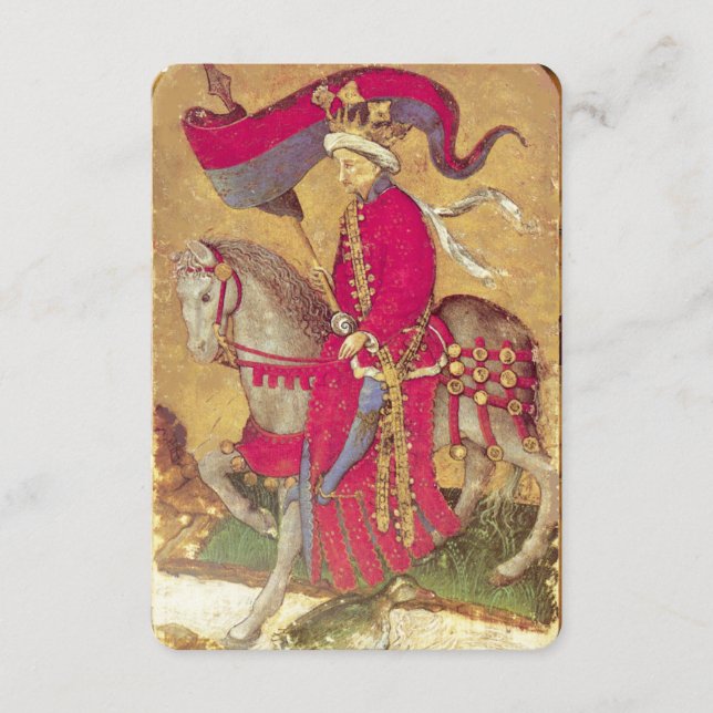 Tarots Anticos/Cartões de Tribunal Alemão/Rei dos  (Frente)