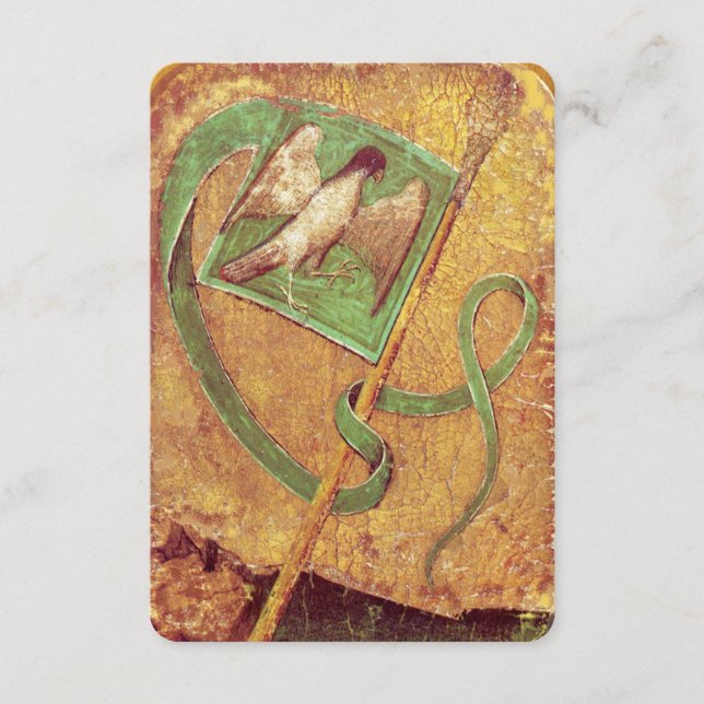 Tarots Anticos/Cartões do Tribunal Alemão,Bandeira (Frente)