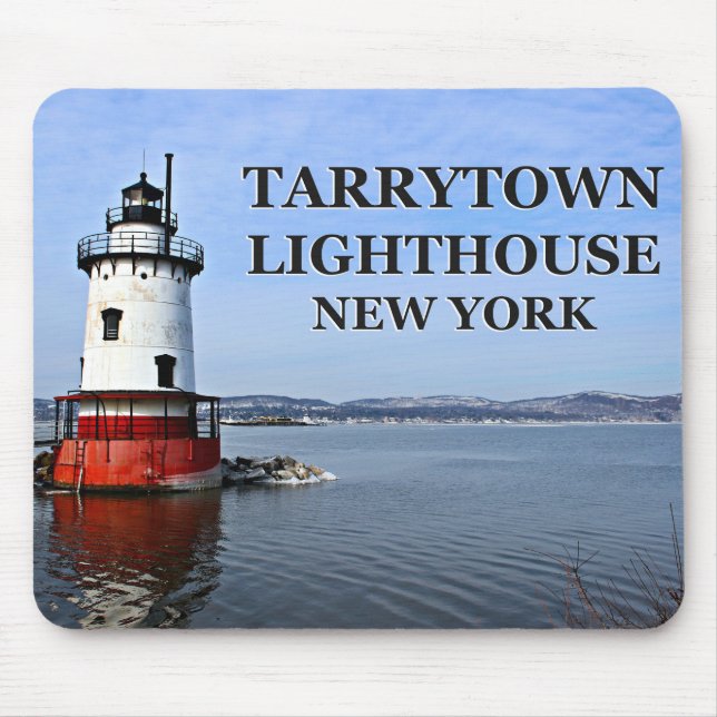 Tarrytown Lighthouse, New York Mousepad (Frente)