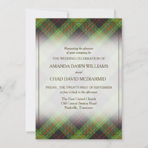 Tartan Beauty Clan MacDiarmid Xadrez escocesa
