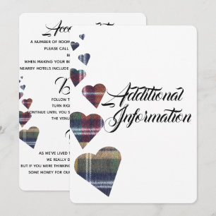 Tartan - Cartão de Informação Adicional