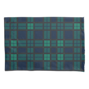 Tartan Clan Black Watch Xadrez Blue Green Check