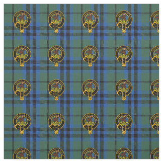 Tartan de Keith do clã & tecido antigos da crista