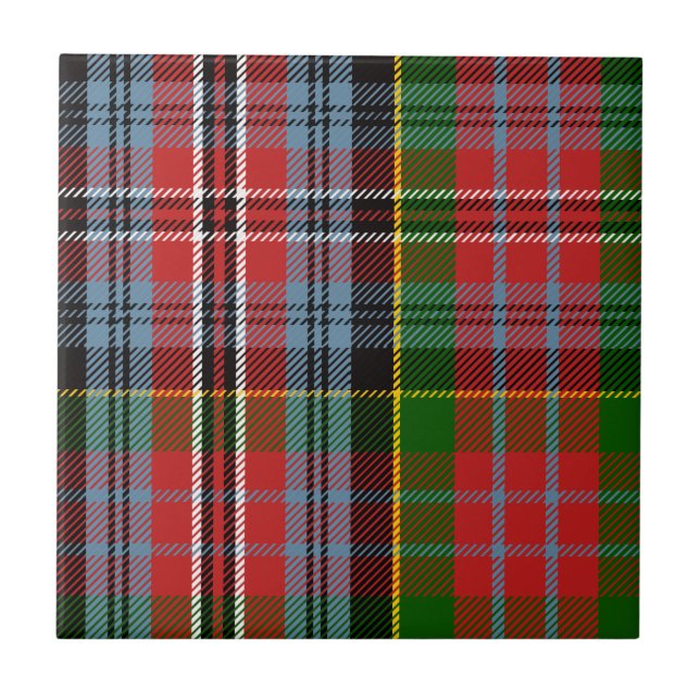 Tartan de MacPherson do clã (Frente)