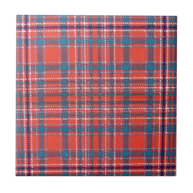 TARTAN ESCOCÊS DA FAMÍLIA DE MACALISTER (Frente)