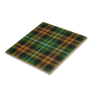 Tartan escocês da laranja das expressões de Rams